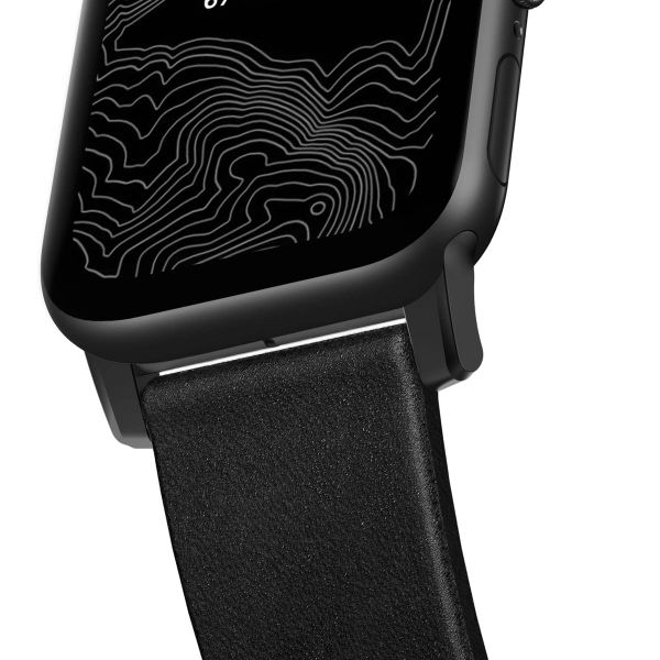 Nomad Bracelet moderne en cuir Apple Watch | 44/45/46/49 mm - Noir