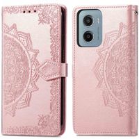imoshion Etui de télephone Mandala Motorola Moto G05 / E15 - Rose Doré