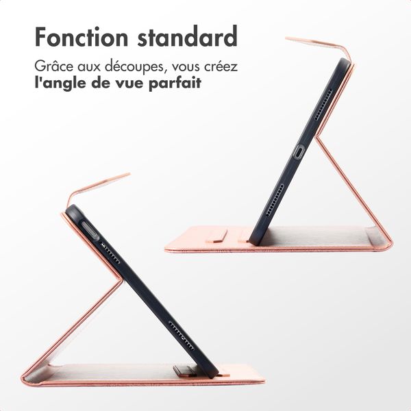 imoshion Coque tablette Samsung Galaxy Tab S9 11.0 pouces / S10 Lite / S10 FE / S9 FE 10.9 pouces - Rose Gold