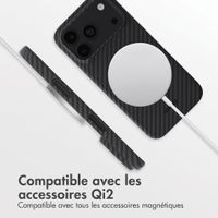 Accezz Coque Kevlar® MagSafe Apple iPhone 18 Pro / 17 Pro - Noir
