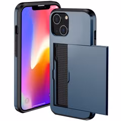 imoshion Coque arrière avec porte-cartes Apple iPhone 14 - Bleu foncé