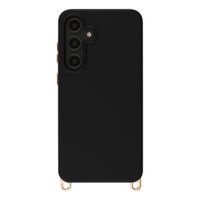 Selencia Coque arrière Rivièra avec MagSafe avec crochets amovibles Samsung Galaxy S24 FE - Velvet Black