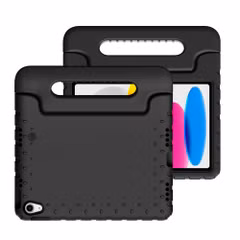 imoshion Coque kidsproof avec poignée Apple iPad 11 (2025) 11 pouces A16 / iPad 10 (2022) 10.9 pouces - Noir
