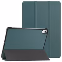 imoshion Coque tablette Trifold Apple iPad 11 (2025) 11 pouces A16 / iPad 10 (2022) 10.9 pouces - Vert foncé
