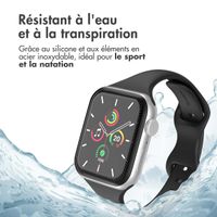imoshion Bracelet slim en silicone Apple Watch | 38/40/41/42 mm - Noir