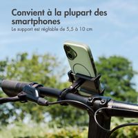imoshion Support de téléphone en aluminium pour vélo - Léger - Universel - Noir