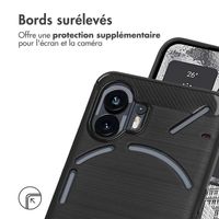 imoshion Coque Brushed Nothing Phone (2a) / (2a) Plus - Noir