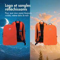 imoshion Sac à dos Hermétique et Étanche 16L - Moyen - Orange abricot