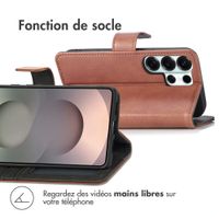 imoshion Étui de télephone portefeuille de luxe Samsung Galaxy S26 Ultra - Marron