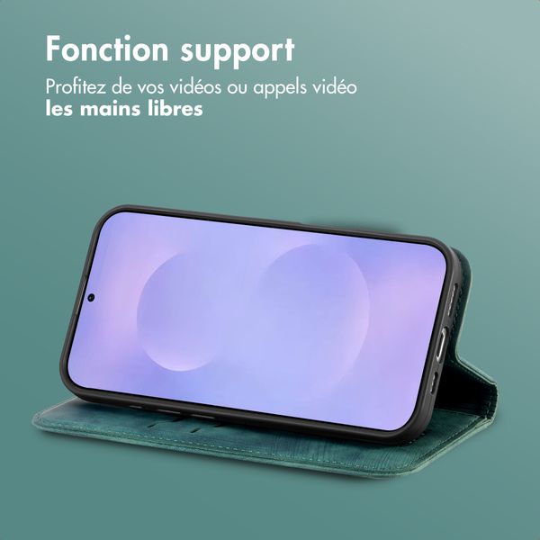 imoshion Étui de téléphone portefeuille Slim Samsung Galaxy S26 - Vert