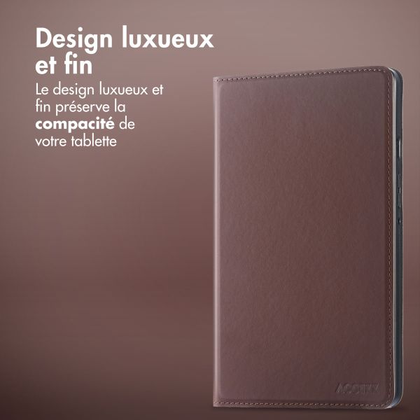 Accezz Coque tablette Classic Samsung Galaxy Tab A9 Plus - Marron