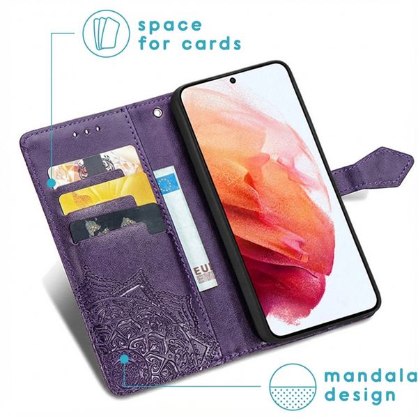 imoshion Etui de télephone Mandala Samsung Galaxy S21 FE - Violet