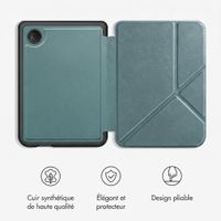 imoshion Étui de liseuse portefeuille Pliable Kobo Clara Colour / BW - Vert foncé