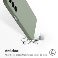 Accezz Coque Liquid Silicone Samsung Galaxy A16 - Cooper Green
