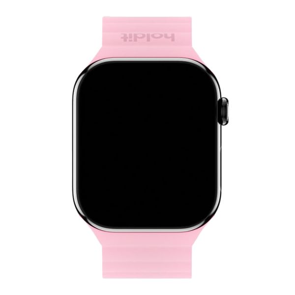Holdit Bracelet en silicone magnétique Apple Watch | 44/45/46/49 mm - Pink / Beige