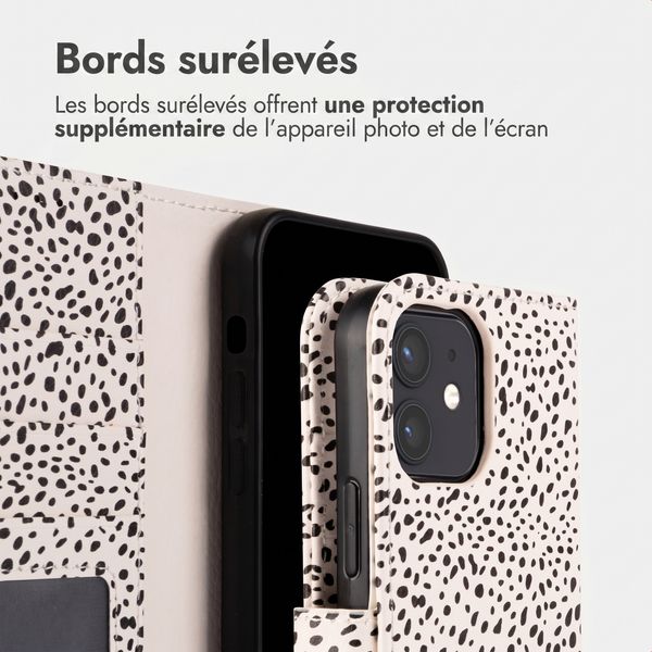 imoshion Étui de télephone portefeuille Design Apple iPhone 12 (Pro) - Desert Dots
