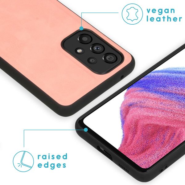 imoshion Etui de télephone luxe 2-en-1 amovible Samsung Galaxy A53 - Rose
