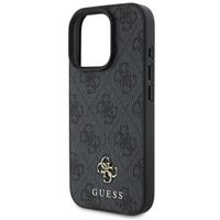 Guess Coque 4G Metal Logo MagSafe Apple iPhone 16 Pro - Noir