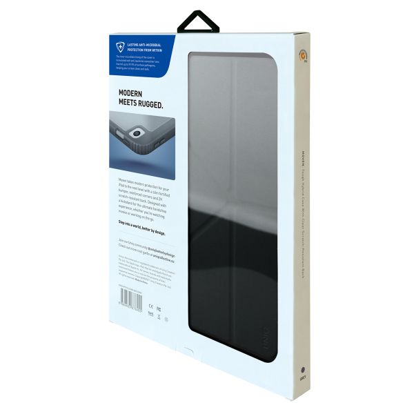 Uniq Étui Moven Apple iPad 9 (2021) 10.2 pouces / iPad 8 (2020) 10.2 pouces / iPad 7 (2019) 10.2 pouces - Grey