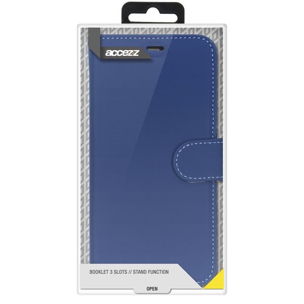 Accezz Étui de télephone Wallet Samsung Galaxy S21 - Bleu foncé