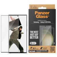 PanzerGlass Film de protection d'écran anti-bactérien Refresh Ultra-Wide Fit avec applicateur Samsung Galaxy S24 Ultra