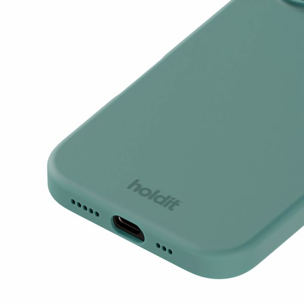 Holdit Coque Silicone Apple iPhone 16 Plus - Moss Green