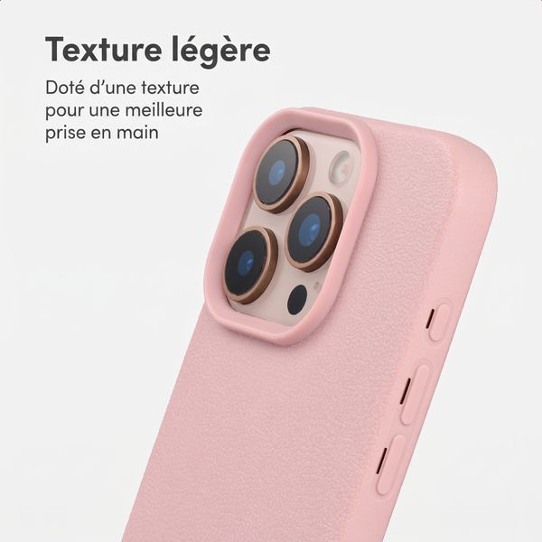 imoshion Coque arrière Texture Apple iPhone 13 Pro - Rose