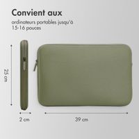 Accezz Pochette ordinateur 15-16 pouces - Vert