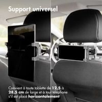 imoshion Support pour tablette à fixer sur l'appuie-tête de voiture - Noir
