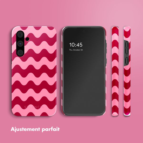 Selencia Coque arrière Vivid Samsung Galaxy A55 - Wave Vibes Lipstick