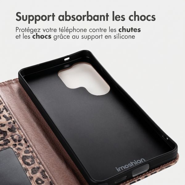 imoshion Étui de télephone portefeuille Design Samsung Galaxy S26 Ultra - Leopard Mood