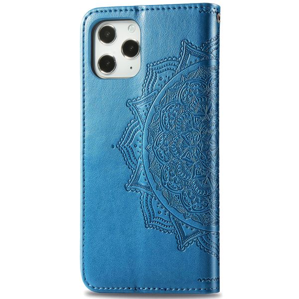 Etui de télephone portefeuille Mandala Apple iPhone 12 (Pro) - Turquoise