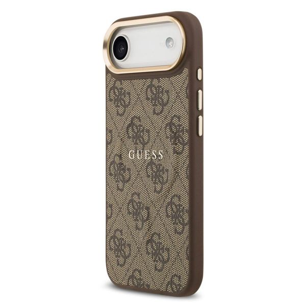 Guess Coque MagSafe Classic avec logo 4G Apple iPhone Air - Marron