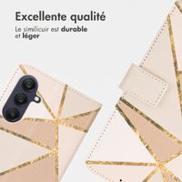 imoshion Étui de télephone portefeuille Design Samsung Galaxy A26 - Beige Graphic