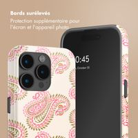 Selencia Coque arrière Vivid avec MagSafe Apple iPhone 15 Pro - Paisley Blush