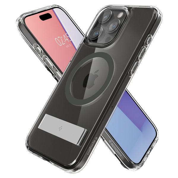 Spigen Coque Ultra Hybrid S MagSafe Apple iPhone 15 Pro Max - Graphite