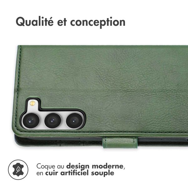 imoshion Étui de télephone portefeuille de luxe Samsung Galaxy S23 - Vert