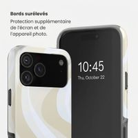 Selencia Coque arrière Vivid Apple iPhone 18 Pro - Desert Waves Beige