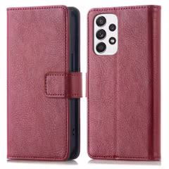 imoshion Étui de télephone portefeuille de luxe Samsung Galaxy A33 - Bordeaux