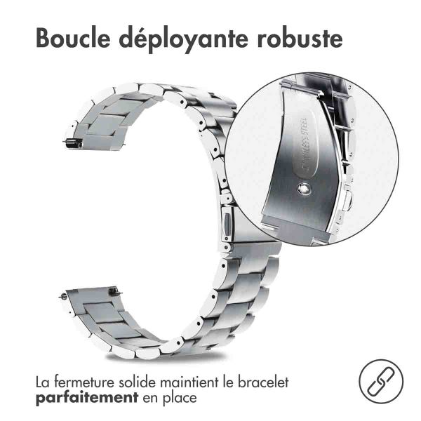 imoshion Bracelet en acier Samsung Galaxy Watch 7 40/44 mm - Argent