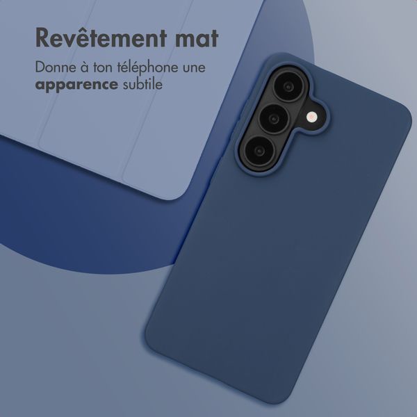 imoshion Coque Couleur Samsung Galaxy S26 Plus - Bleu foncé