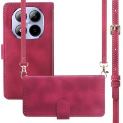 imoshion Etui de télephone portefeuille avec cordon Xiaomi Redmi Note 15 Pro Plus (5G) - Rouge