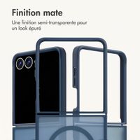 imoshion Coque Color Guard avec MagSafe Samsung Galaxy Z Flip 8 - Bleu foncé
