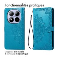imoshion Etui de télephone Mandala Xiaomi Redmi Note 15 Pro (4G) - Turquoise