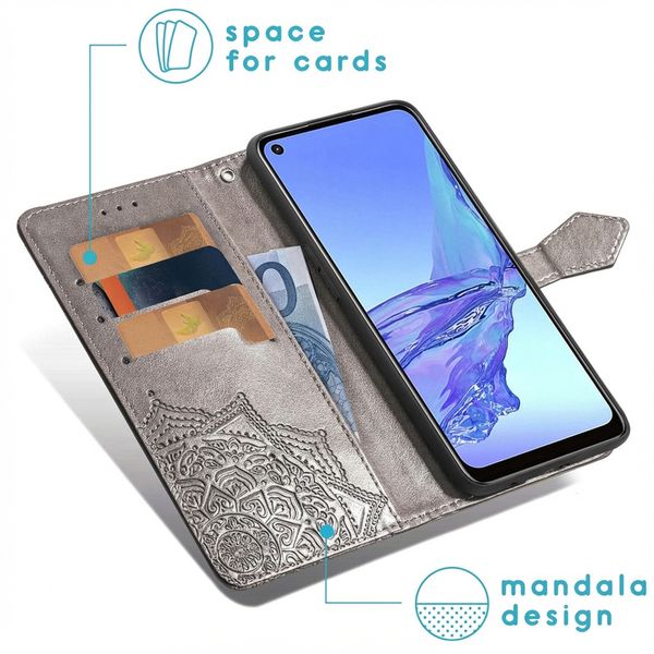 imoshion Etui de télephone Mandala Oppo A53 / Oppo A53s - Gris