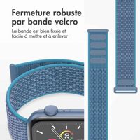 imoshion Bracelet en nylon Apple Watch | 38/40/41/42 mm - Marine Blue