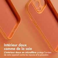imoshion Coque Couleur avec MagSafe Apple iPhone 14 Pro - Orange