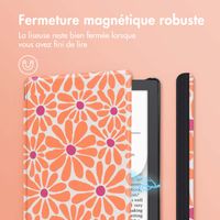 imoshion Design Slim Hard Case Sleepcover Pocketbook Verse / Verse Lite / Verse Pro / Vivlio Light / Light HD - Orange Flowers Connect