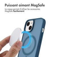 imoshion Coque Color Guard avec MagSafe Apple iPhone 14 / 13 - Bleu foncé