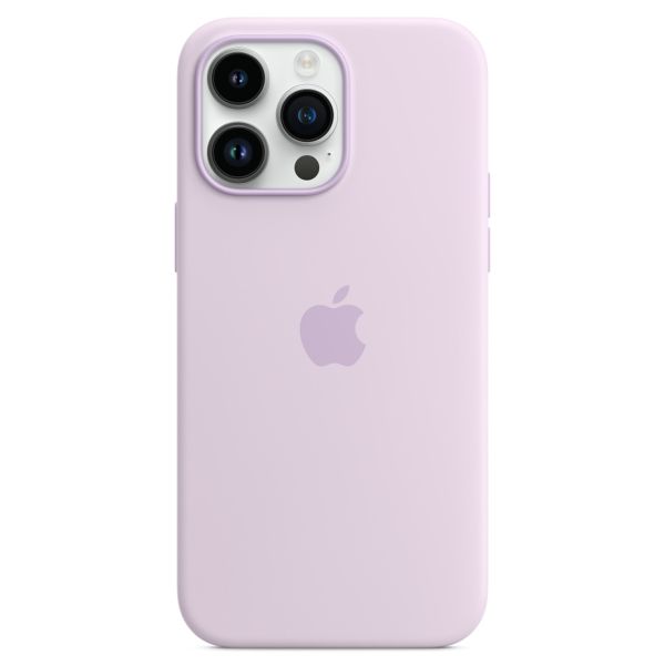 Apple Coque en silicone MagSafe Apple iPhone 14 Pro Max - Lila